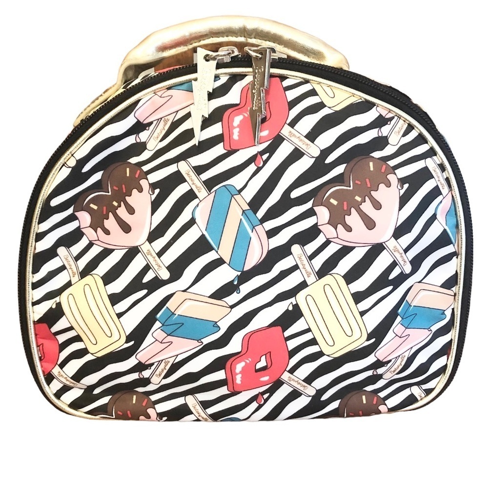 Betsy Johnson Makeup/Travel Bag, Popsicles, Size 9.5” X 7.5” X 3.5”